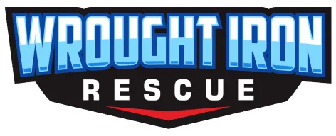 wrought iron rescue logo