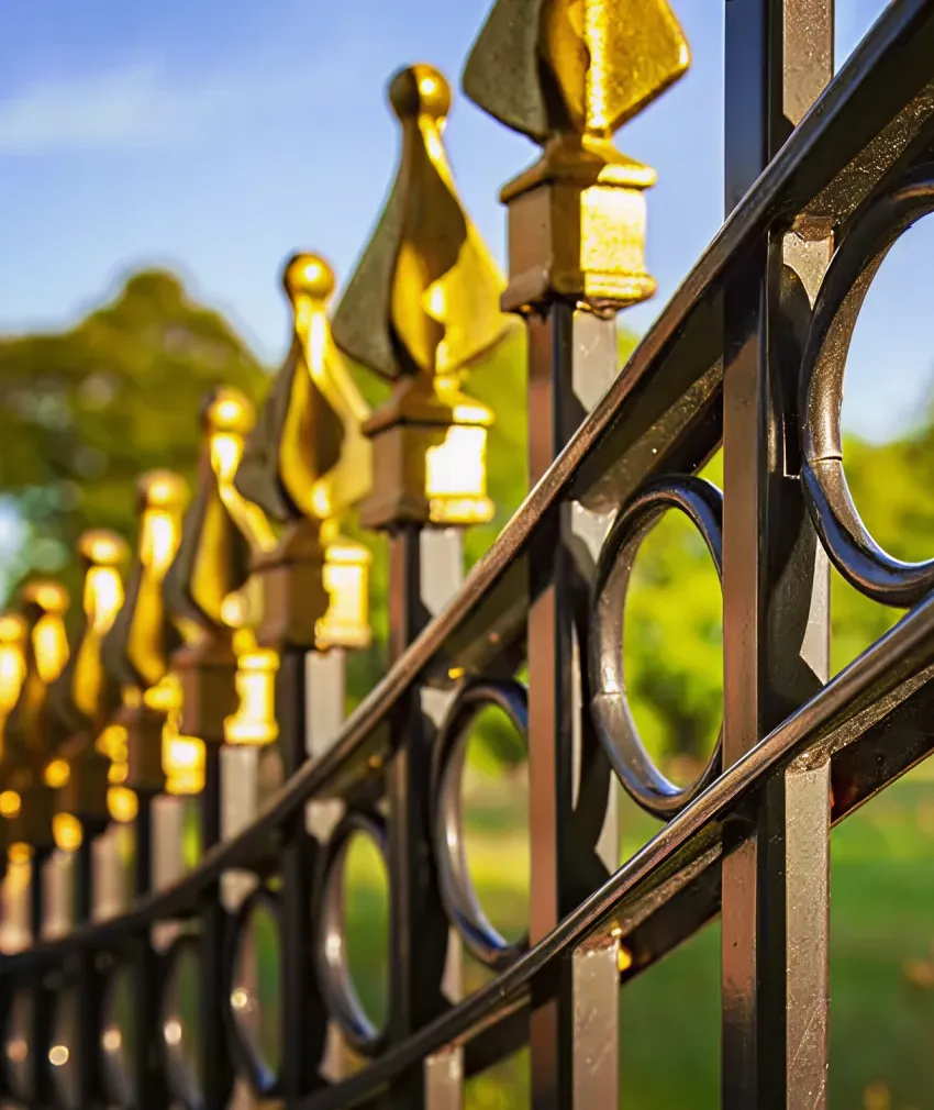 iron fence