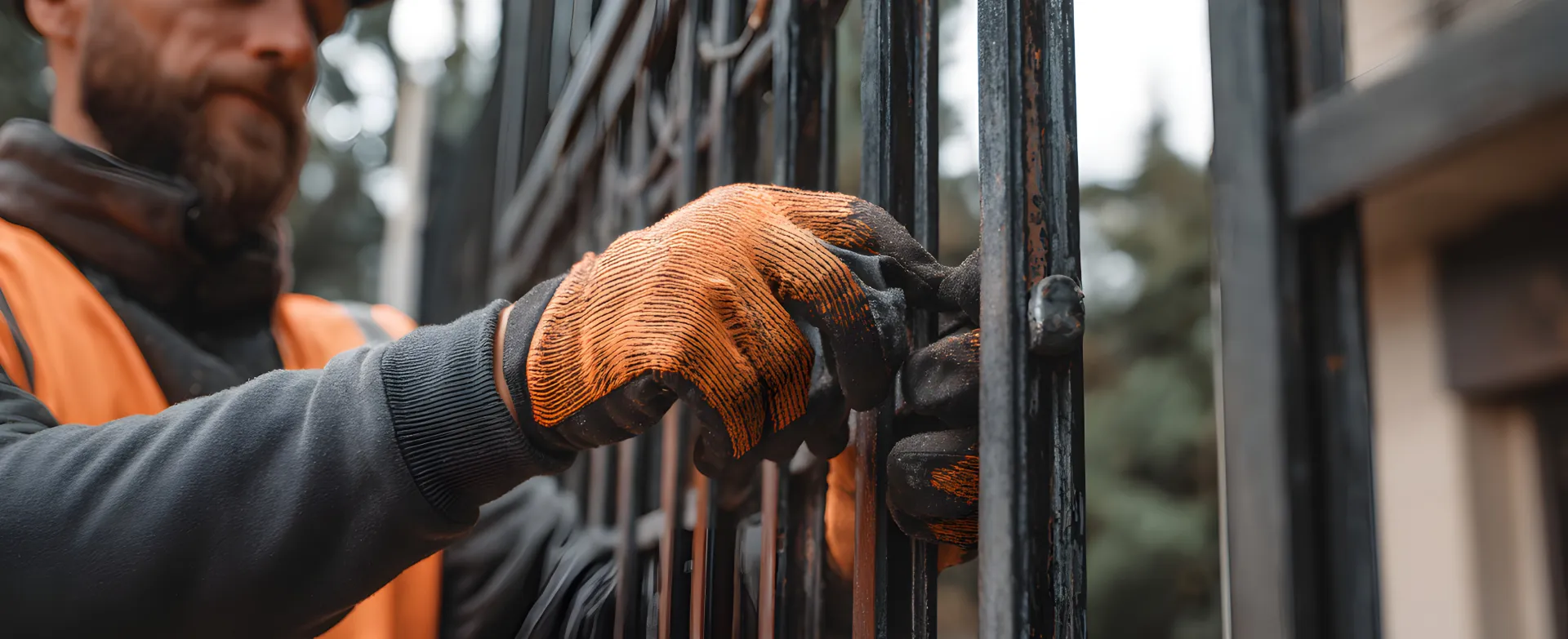 iron fence installation