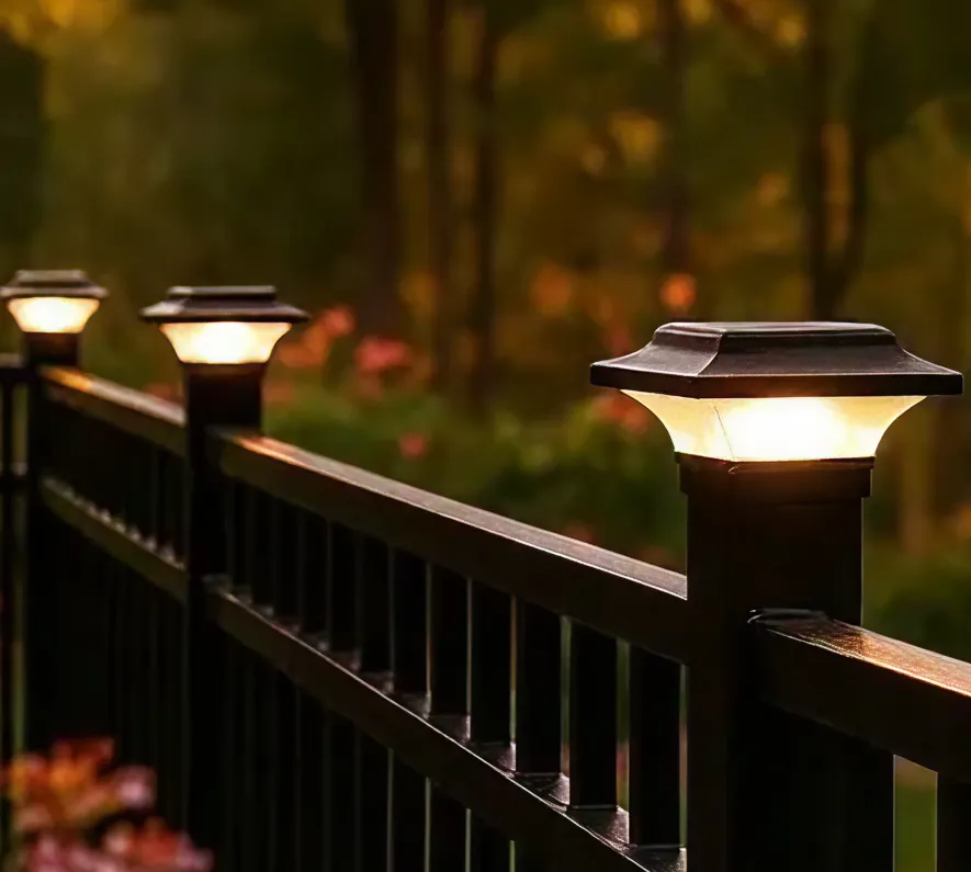 iron fence lighting 02